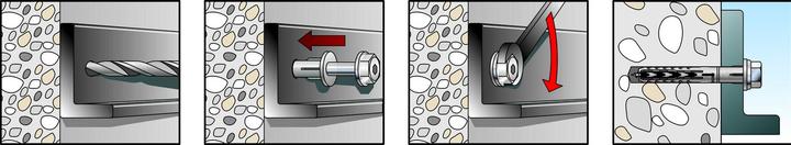 Image du produit Fischer Langschaftdübel SXRL 10x80 FUS (50 pcs)
