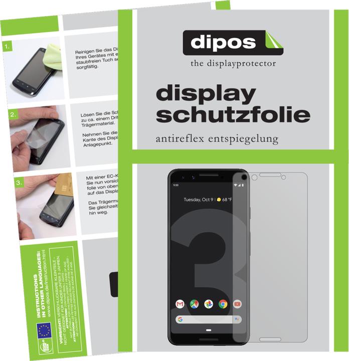 2x Pellicola per Google Pixel 4a Protettiva Protezione Vetro Flessibile 9H dipos