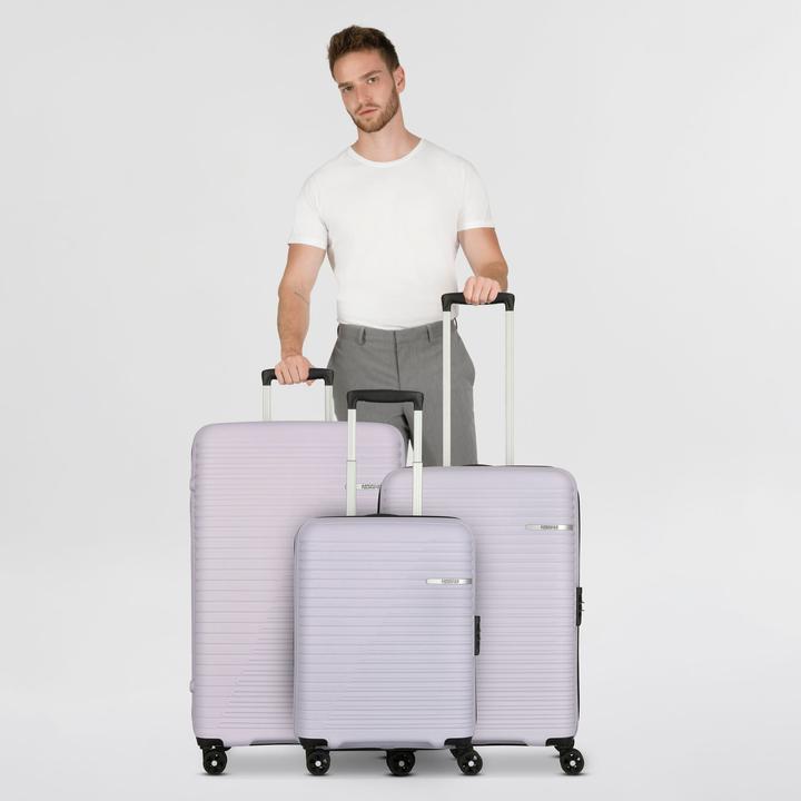 Actual product image American Tourister Liftoff 4 Rollen Kofferset 3-teilig mit Dehnfalte (208 l)