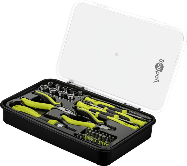 Actual product image Goobay Werkzeug-Set Advanced, 49-tlg. (49 pieces)