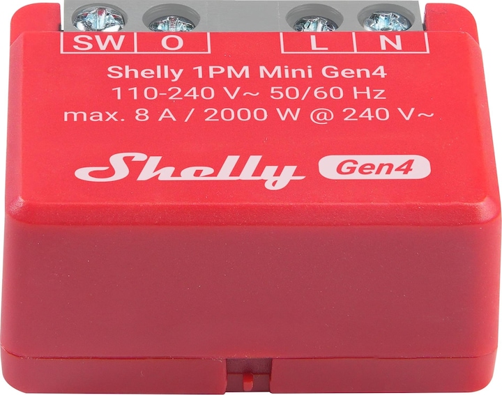 Actual product image Shelly 1PM Mini Gen4 (Switch actuator)