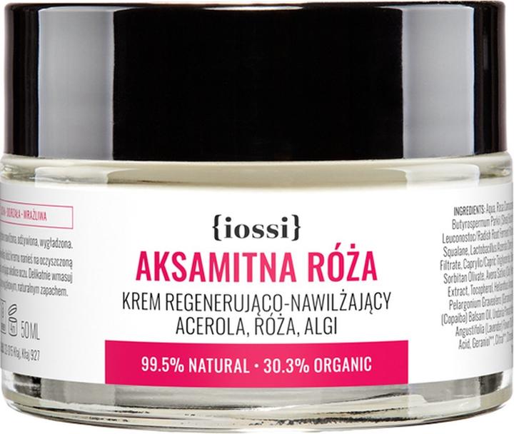 Iossi Velvet Rose Face Cream Regenerating Moisturising Acerola. Rose. Algae 50Ml (50 ml, 24h cream)
