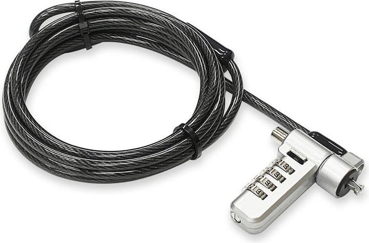 Actual product image DLH Universal Anti-Theft Security Cable With Code - Triple System