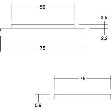 Thumbnail - Brumberg, Wandleuchte + Deckenleuchte, LED-Einbaudownlight (185 lm)