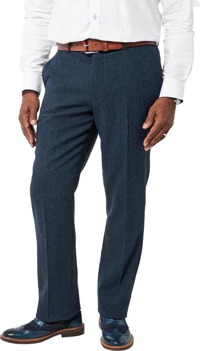 Produktbild Joe Browns Navy Herringbone Smart Trousers (34)