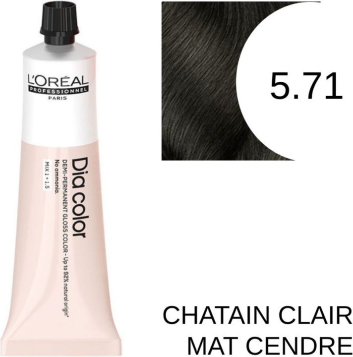 Image du produit L'Oréal Paris Loreal DIA Color 5,71 Brun clair mat cendré 60 ml (5.71 Brun clair mat cendré)