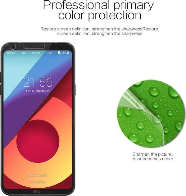 Actual product image Nillkin Super Clear Series (1 Piece, LG Q6+, LG Q6)