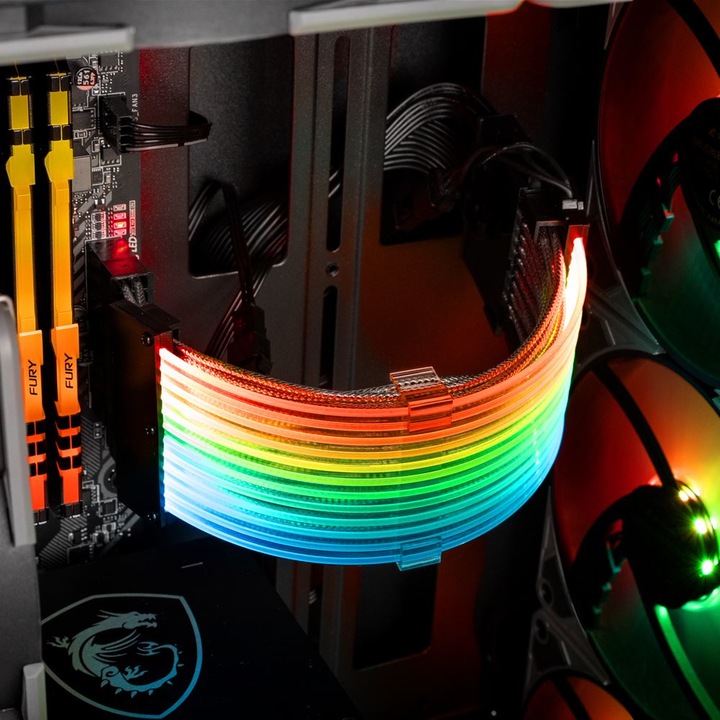 Produktbild Sharkoon Shark XTend 24 PSU 24 polig (Mehrfarbig)