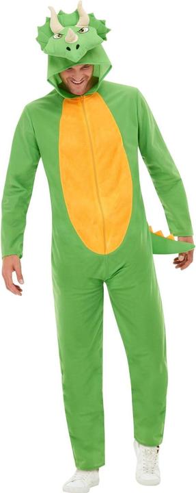 Actual product image Smiffys Unisex Adult Dinosaur Costume Jumpsuit (XL)