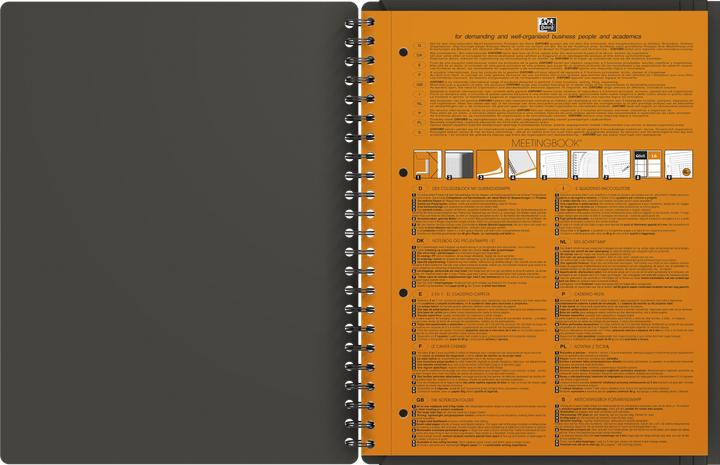 Actual product image Oxford Meetingbook (A4, Checked, Soft cover)