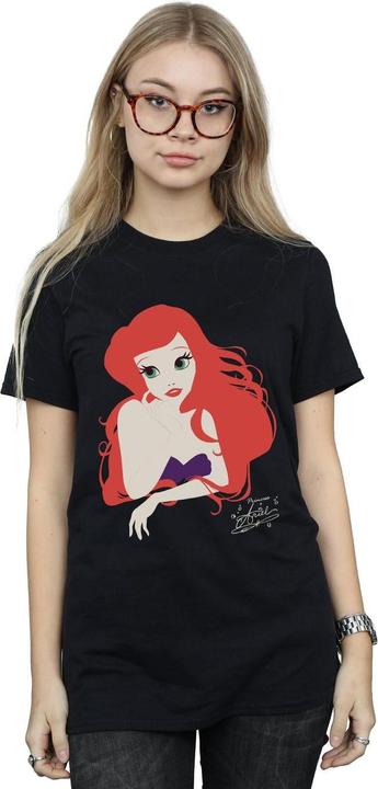 Immagine prodotto The Little Mermaid Maglietta Ariel in cotone Boyfriend Donna/Ladies (S)