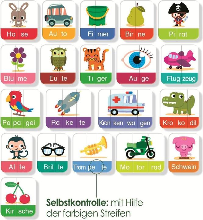 Produktbild Jumbo Ich lerne Silben (Deutsch, 4 - 7 Jahre)