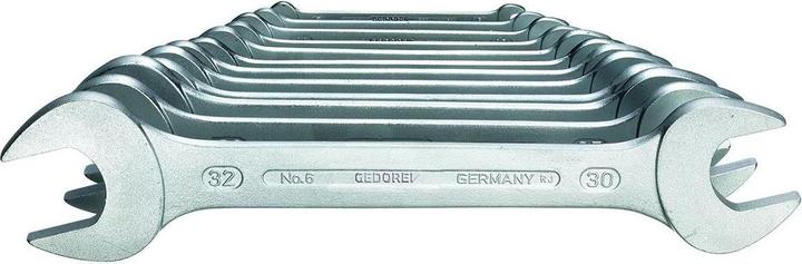 Actual product image Gedore Double open ended spanner set 12th (10 mm, 11 mm, 12 mm, 13 mm, 14 mm, 15 mm, 16 mm, 17 mm, 18 mm, 19 mm, 20 mm, 21 mm, 22 mm, 23 mm, 24 mm, 25 mm, 26 mm, 27 mm, 28 mm, 29 mm, 30 mm, 31 mm, 32 mm, 33 mm, 34 mm, 6 mm, 7 mm, 8 mm, 9 mm)