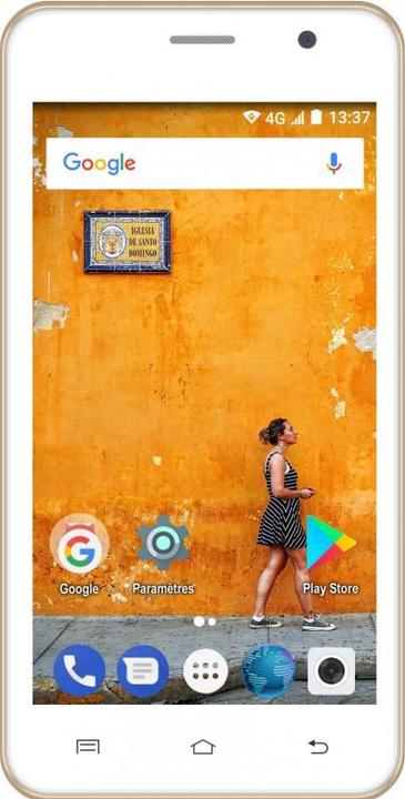 Konrow Easy Touch - Android 7.0 - 4G - Ecran 4.5" - Double Sim - 8Go, 1Go RAM - Or (8 GB, Or, 4.50", Dual SIM, 4G)