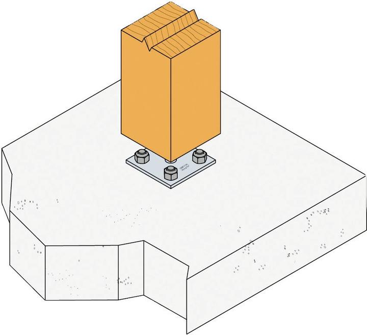 Actual product image Simpson Sst Support foot (Support foot, 1 pcs.)