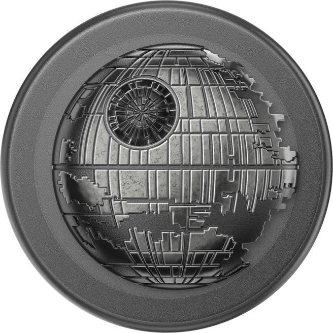 Thumbnail - PopSockets PopGrip Round MagSafe Enamel Death Star, Smartphone Halterung, Schwarz