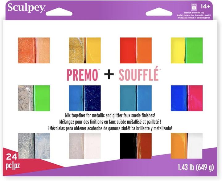 Image du produit Sculpey Polymer-Back-Ton in 24 Farben