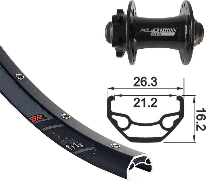 Produktbild XLC 32L (Vorderrad, 26")