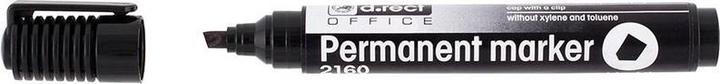 Actual product image D.Rect Marker 2160 zul. abgeschrägt schwarz (12 Stück) (12x)