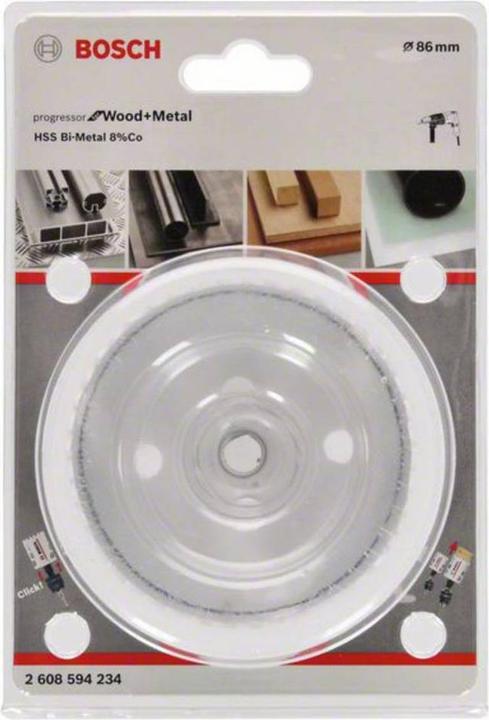 Image du produit Bosch Professional Zubehör Scie cloche Progressor for Wood and Metal, 86 mm (86 mm)