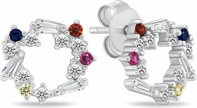 Immagine prodotto Brilio Argento - Delicati orecchini in argento Farfalle EA1069WBC