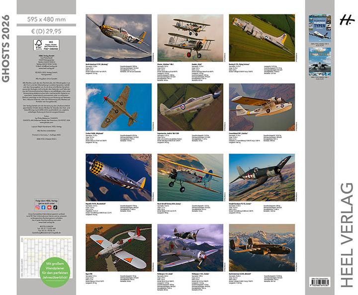 Produktbild Ghosts Kalender 2026 (59,5 x 48 cm)