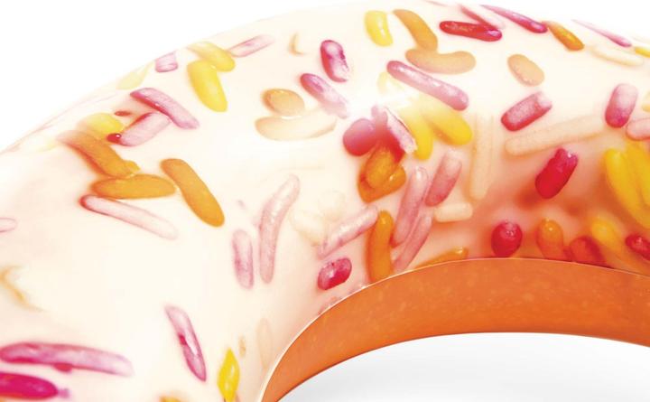 Image du produit Intex 56253NP Tube cardiaque en forme de donut, taille gonflée : 94 cm x 89 cm x 25 cm