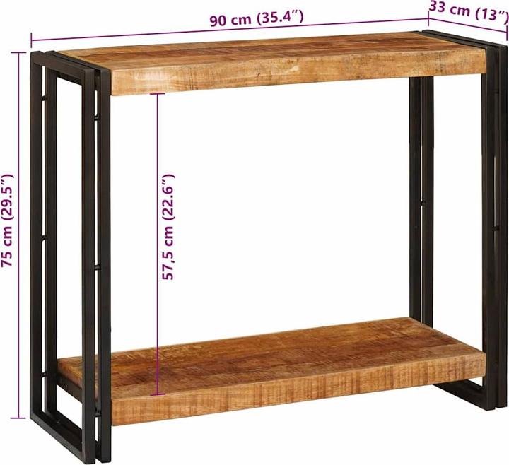 Produktbild vidaXL Konsolentisch (90 x 33 x 75 cm)