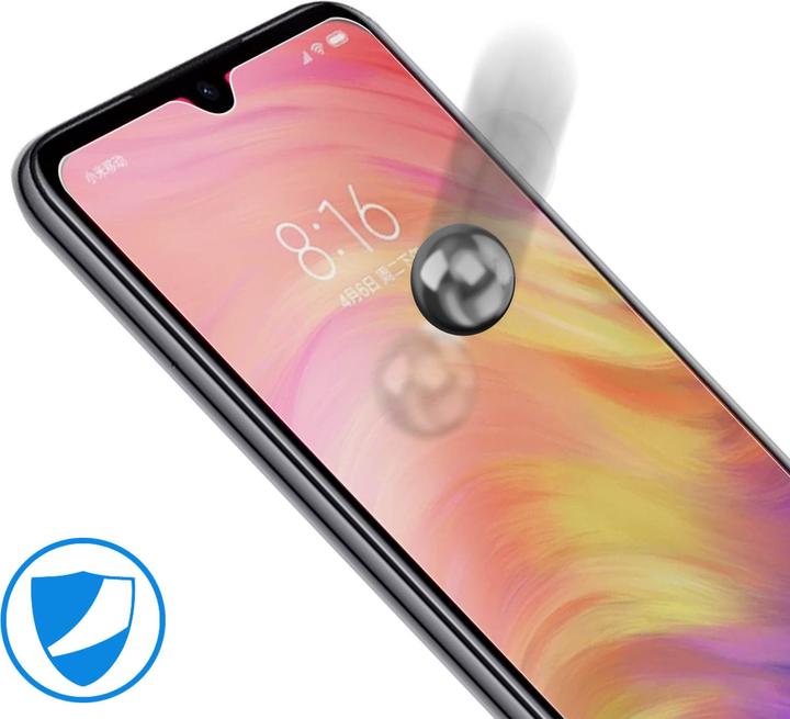 Image du produit Avizar Film clair comme du cristal, protection d'écran en verre (1 pcs, Xiaomi Redmi Note 7)