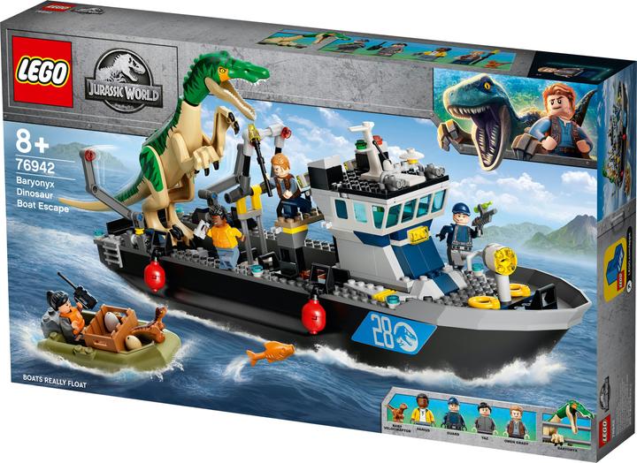 Image du produit LEGO Jurassic 76942 Dinosaure fuyant le bateau Baryonyx (76942, LEGO Jurassic World)