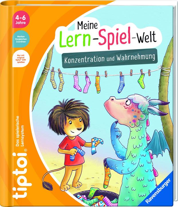 tiptoi Meine Lern-Spiel-Welt: Konzentration und Wahrnehmung (German, Antje Hagemann, Helen Seeberg, 2023)