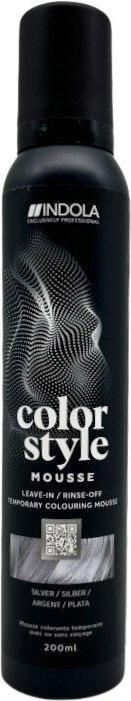 Produktbild Indola Color Style Mousse Silber 200 ml (200 ml, Schaumfestiger)