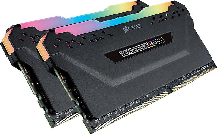 Immagine prodotto Corsair Vengeance RGB Pro Juodas 16GB Kit (2x 8GB) DDR4-3200 CL16 DIMM RAM (2 x 8GB, 3200 MHz, DDR4-RAM, DIMM)