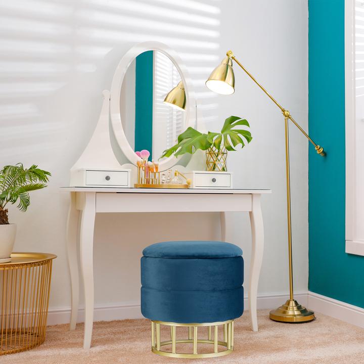 Produktbild Relaxdays Samthocker