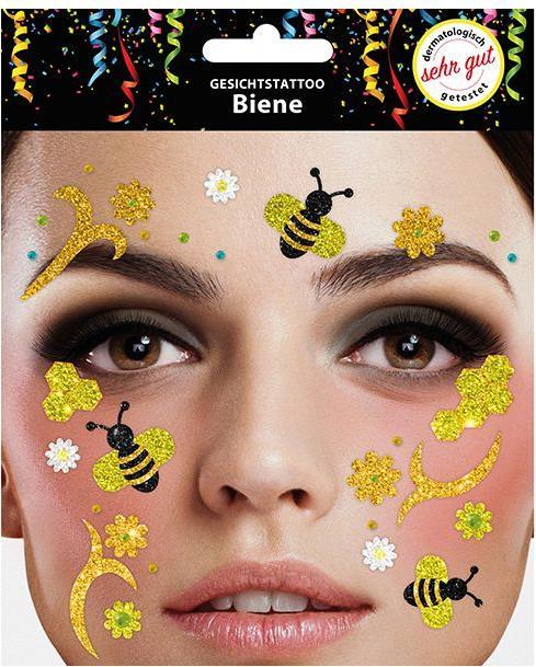 Actual product image Sombo Face tattoo bee