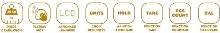 Image du produit Little Balance PESE LETTRES ET COLIS ELECTRONIQUE 30KG/1G - LBO8370