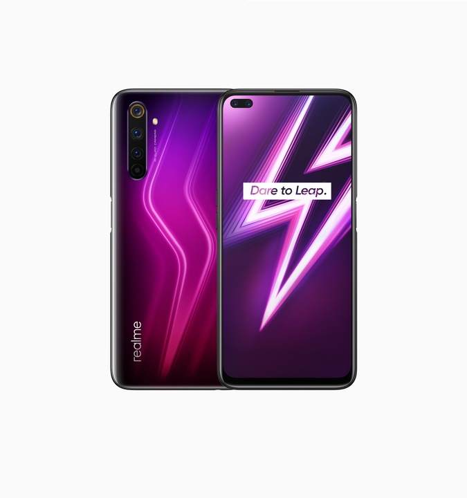 Produktbild realme 6 Pro (128 GB, Lightning Red, 6.60", Hybrid Dual SIM, 64 Mpx, 4G)