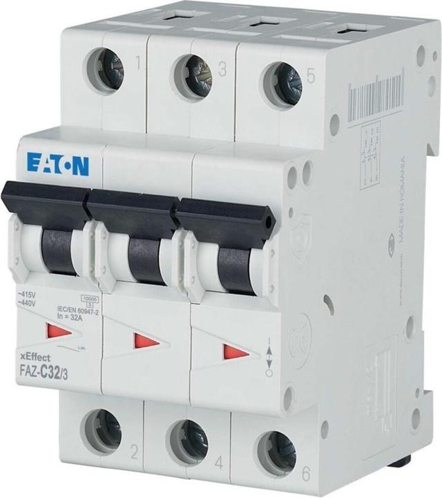 Produktbild Eaton Sicherungsautomat 3-polig 32A Typ C