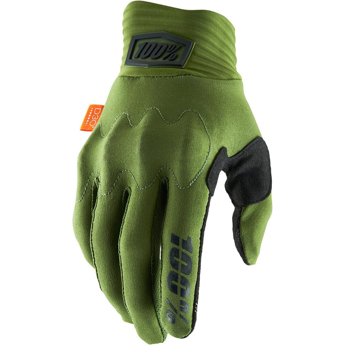 100%, Unisex, Handschuhe, Cognito, Schwarz, Grün, (L)