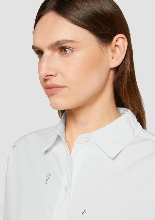 Image du produit S.Oliver Bluse Baumwollbluse mit Schmucksteinen (34)
