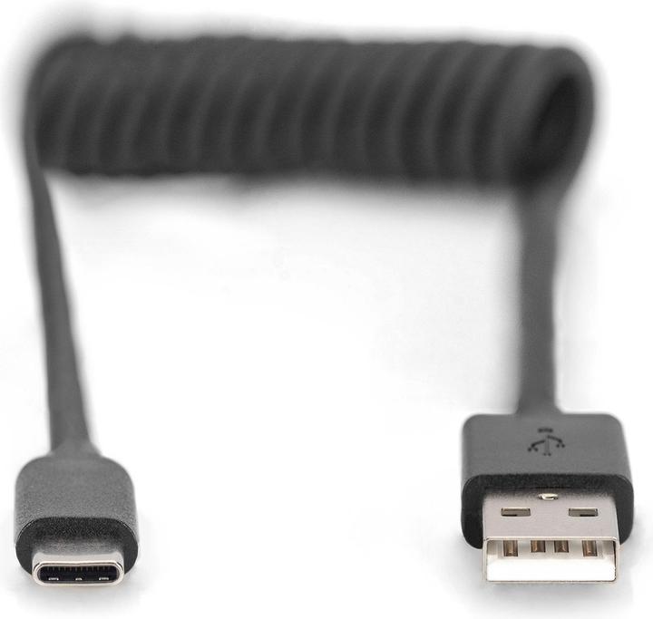 Produktbild Digitus USB A — USB C (0.32 m, USB 2.0, 60 W)