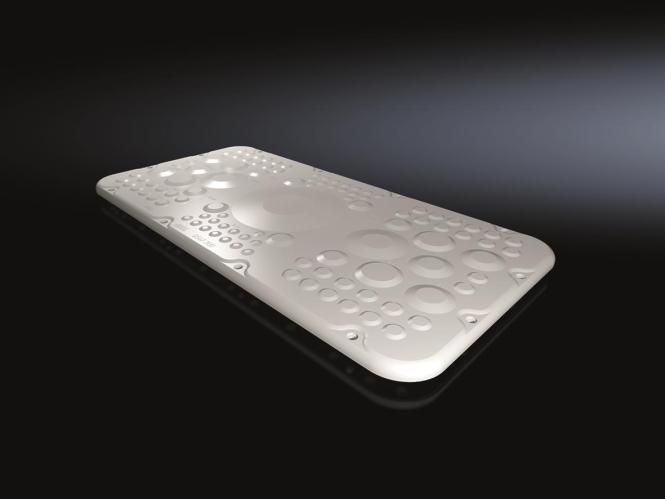 Actual product image Rittal SZ Plastic flange plate size 7 AX 2567.300