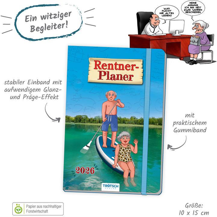 Actual product image Book calendarRetirement planner2026 (10 x 15 cm)