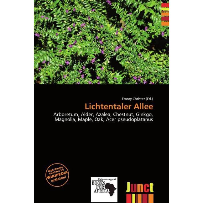 Lichtentaler Allee, Fachbücher von Emory Christer