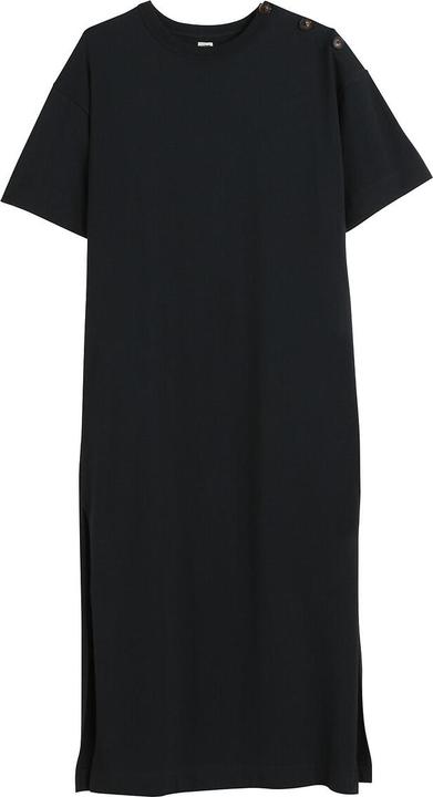 Image du produit La Redoute Collections Longue robe en jersey avec patte de boutonnage sur l'épaule (M)