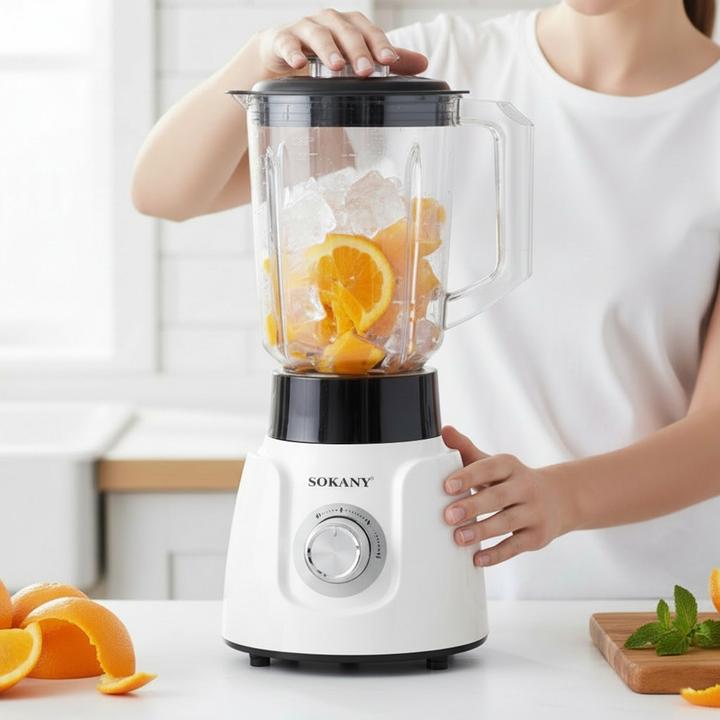 Actual product image Sokany Blender 500W 1.6L 2in1 mit Mühle (500 W)