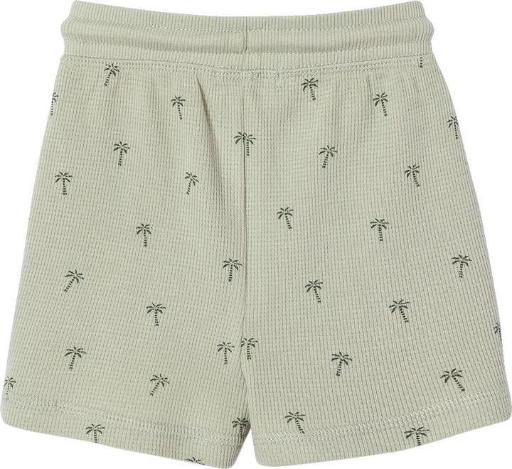 Produktbild Vertbaudet Bio-Kollektion: Baby Shorts aus Waffelpikee mit Palmen