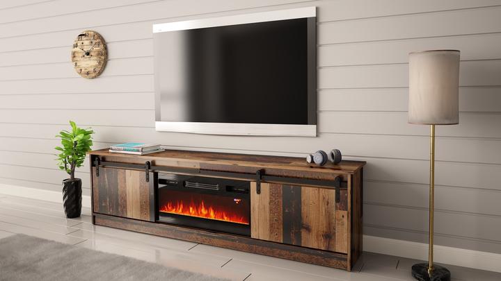 Produktbild Cama RTV GRANERO + Kaminschrank 200x56.7x35 Altholz