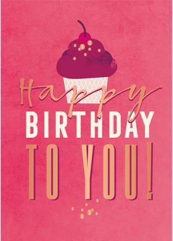 Postcard Vintage Art Happy Birthday to you