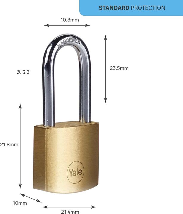 Image du produit Yale Y110B/20/122/1 Cadenas à clé de 20 mm